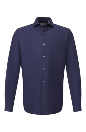 Мужская хлопковая сорочка CORNELIANI темно-синего цвета по цене 20600 руб., арт. 85P002-0111408/00 | Фото 1 Мужская хлопковая сорочка CORNELIANI темно-синего цвета, арт. 85P002-0111408/00 | Фото 1