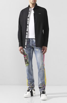 Мужская хлопковая рубашка PHILIPP PLEIN черного цвета по цене 54360 руб., арт. P20C MRP1232 PTE003N | Фото 2 Мужская хлопковая рубашка PHILIPP PLEIN черного цвета, арт. P20C MRP1232 PTE003N | Фото 2