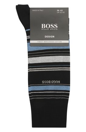 Мужские хлопковые носки BOSS темно-синего цвета по цене 1200 руб., арт. 50431146 | Фото 1 Мужские хлопковые носки BOSS темно-синего цвета, арт. 50431146 | Фото 1