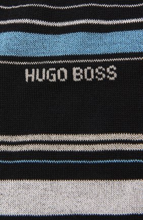 Мужские хлопковые носки BOSS темно-синего цвета по цене 1200 руб., арт. 50431146 | Фото 2 Мужские хлопковые носки BOSS темно-синего цвета, арт. 50431146 | Фото 2