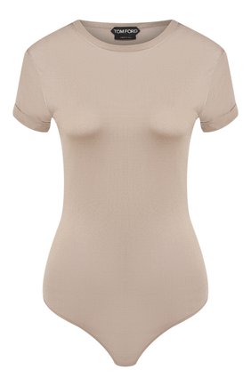 Женское боди из вискозы TOM FORD бежевого цвета по цене 89950 руб., арт. B0K027-YAX252 | Фото 1 Женское боди из вискозы TOM FORD бежевого цвета, арт. B0K027-YAX252 | Фото 1