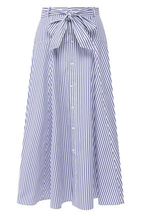 Женская хлопковая юбка POLO RALPH LAUREN голубого цвета по цене 17200 руб., арт. 211793012 | Фото 1 Женская хлопковая юбка POLO RALPH LAUREN голубого цвета, арт. 211793012 | Фото 1