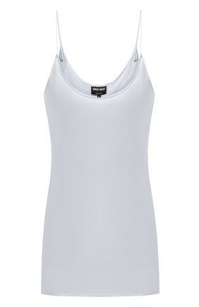 Женская шелковый топ GIORGIO ARMANI голубого цвета по цене 52800 руб., арт. 0SHCKZ32/TZ487 | Фото 1 Женская шелковый топ GIORGIO ARMANI голубого цвета, арт. 0SHCKZ32/TZ487 | Фото 1