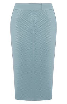 Женская кожаная юбка TOM FORD голубого цвета по цене 217500 руб., арт. GCL803-LEX251 | Фото 1 Женская кожаная юбка TOM FORD голубого цвета, арт. GCL803-LEX251 | Фото 1 (Материал подклада: Шелк; Длина Ж (юбки, платья, шорты): До колена; Женское Кросс-КТ: Юбка-одежда, Юбка-карандаш; Материал внешний: Натуральная кожа)