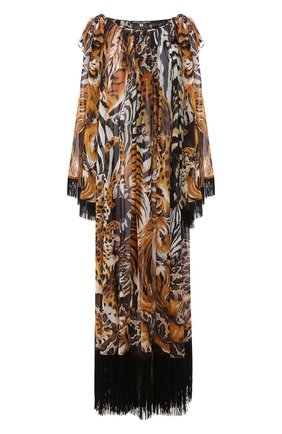 Женское шелковое платье DOLCE & GABBANA коричневого цвета по цене 242000 руб., арт. F6I1LT/FI1T8 | Фото 1 Женское шелковое платье DOLCE & GABBANA коричневого цвета, арт. F6I1LT/FI1T8 | Фото 1