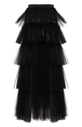 Женская юбка ZUHAIR MURAD черного цвета по цене 273000 руб., арт. SKS20038/TUTU002 | Фото 1 Женская юбка ZUHAIR MURAD черного цвета, арт. SKS20038/TUTU002 | Фото 1