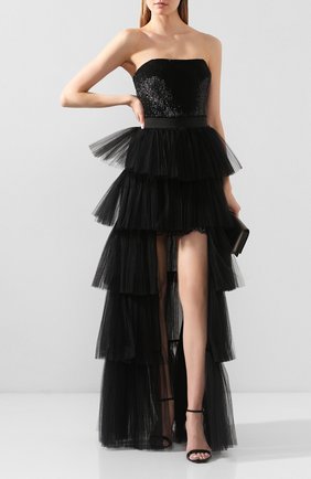 Женская юбка ZUHAIR MURAD черного цвета по цене 273000 руб., арт. SKS20038/TUTU002 | Фото 2 Женская юбка ZUHAIR MURAD черного цвета, арт. SKS20038/TUTU002 | Фото 2