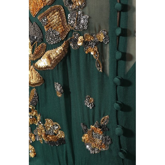 фото Шелковое платье saint laurent
