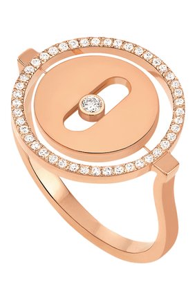 Женские кольцо MESSIKA бесцветного цвета, арт. 07470-PG | Фото 1 (Материал сплава: Розовое золото; Драгоценные камни: Бриллианты)