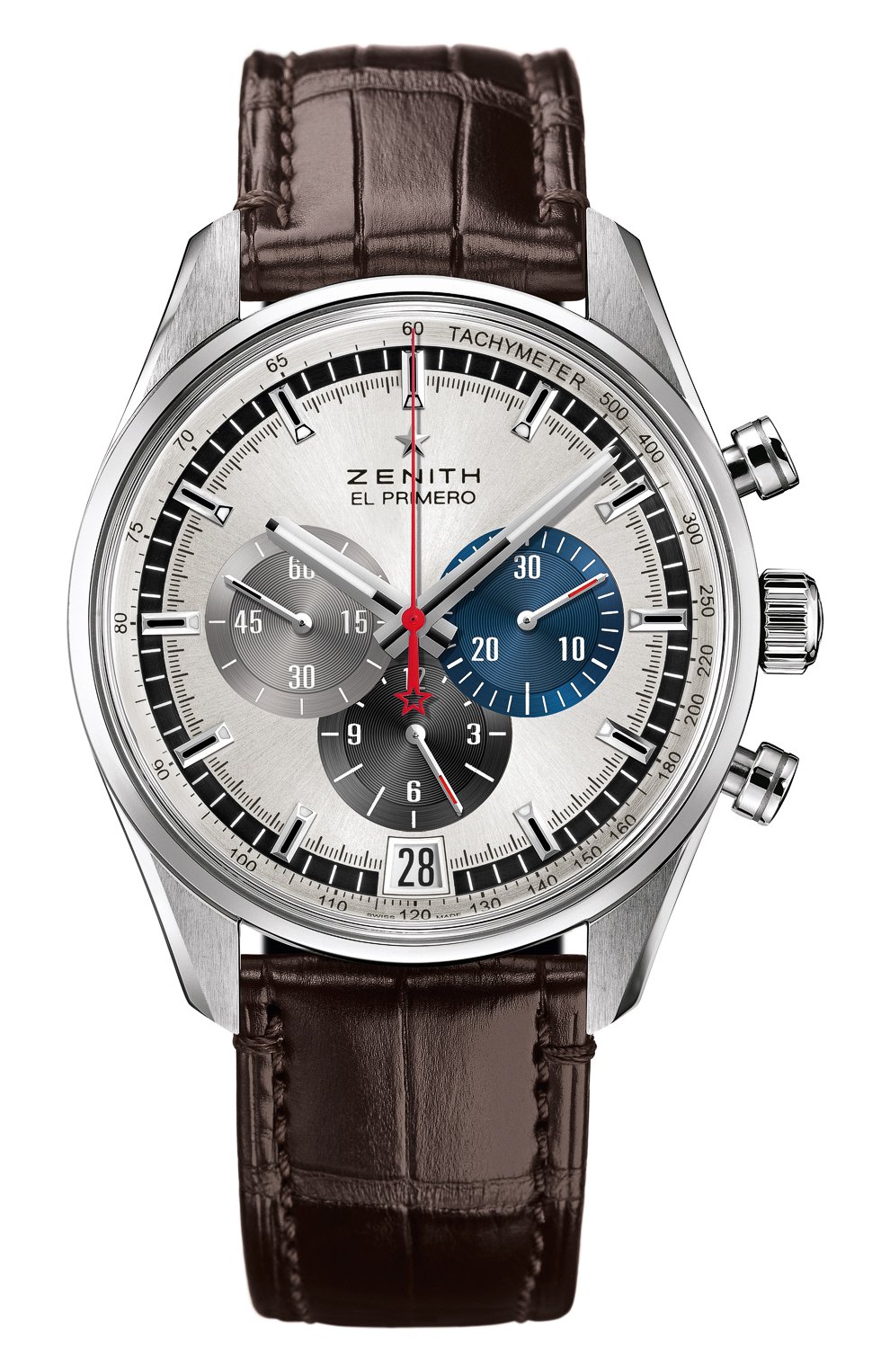 Мужские часы 36000 vph chronograph silver ZENITH серебряного цвета, арт. 03.2040.400/69.C | Фото 1