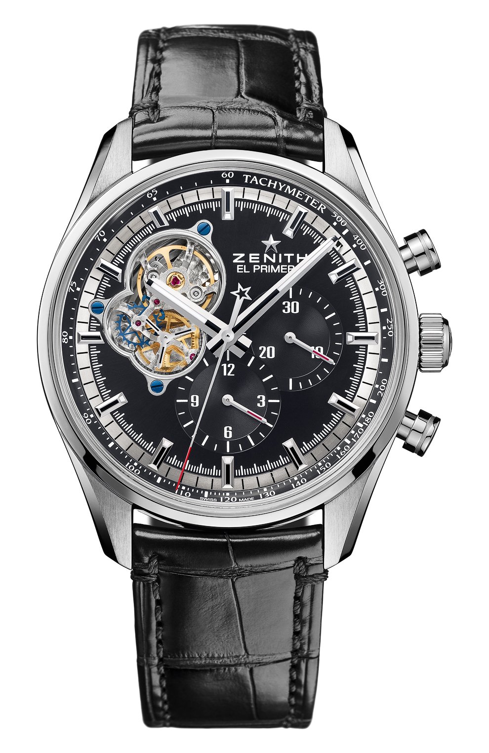 Мужские часы chronomaster new black ZENITH черного цвета, арт. 03.2040.4061/21.C | Фото 1