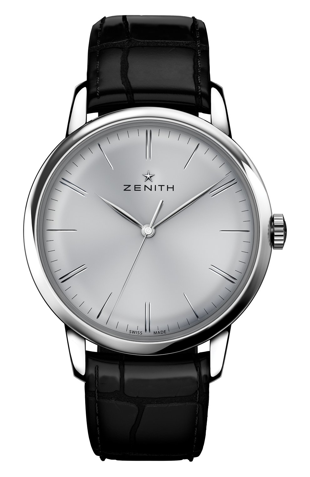 Мужские часы steel ultra-slim ZENITH бесцветного цвета, арт. 03.2270.6150/01.C493 | Фото 1 (Механизм: Автомат; Материал корпуса: Сталь; Цвет циферблата: Серебристый)