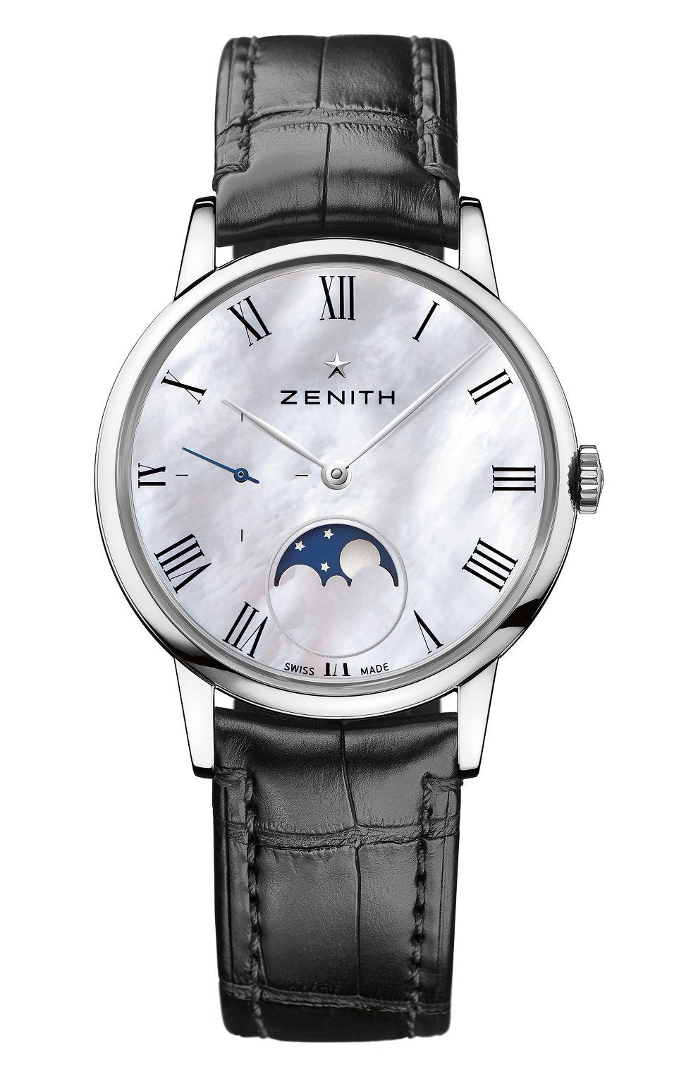 Женские часы ultra thin lady moonphase ZENITH перламутрового цвета, арт. 03.2320.692/81.C | Фото 1