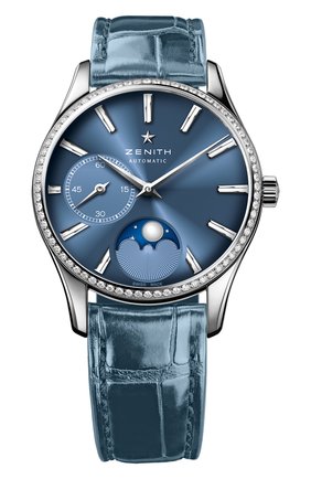 Женские часы ultra thin lady moonphase blue ZENITH синего цвета по цене 664000 руб., арт. 16.2310.692/51.C | Фото 1 Женские часы ultra thin lady moonphase blue ZENITH синего цвета, арт. 16.2310.692/51.C | Фото 1