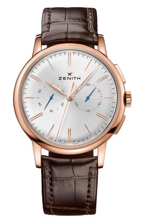Мужские часы chronograph classic ZENITH бесцветного цвета по цене 1680000 руб., арт. 18.2270.4069/01.C498 | Фото 1 Мужские часы chronograph classic ZENITH бесцветного цвета, арт. 18.2270.4069/01.C498 | Фото 1 (Механизм: Автомат; Материал корпуса: Розовое золото; Цвет циферблата: Серебристый)