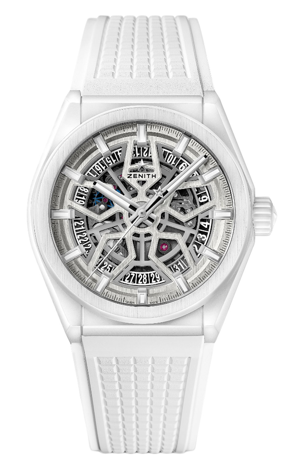 Мужские часы defy classic white ceramic ZENITH серебряного цвета, арт. 49.9002.670/01.R | Фото 1
