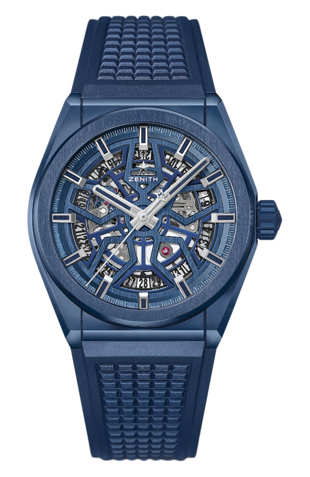 Мужские часы defy classic blue ceramic ZENITH бесцветного цвета, арт. 49.9003.670/51.R793 | Фото 1 (Материал корпуса: Другое; Механизм: Автомат; Цвет циферблата: Синий)