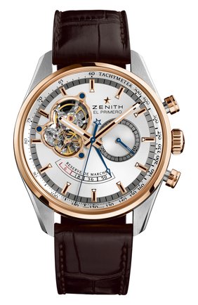 Мужские часы chronomaster open chronograph ZENITH серебряного цвета по цене 1008000 руб., арт. 51.2080.4021/01.C | Фото 1 Мужские часы chronomaster open chronograph ZENITH серебряного цвета, арт. 51.2080.4021/01.C | Фото 1