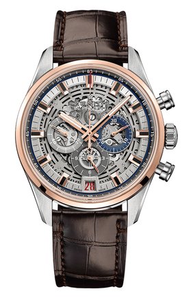 Мужские часы chronomaster el primero full open ZENITH серебряного цвета по цене 1044000 руб., арт. 51.2081.400/78.C | Фото 1 Мужские часы chronomaster el primero full open ZENITH серебряного цвета, арт. 51.2081.400/78.C | Фото 1