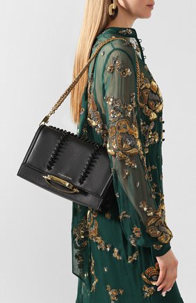 Женская сумка tall story ALEXANDER MCQUEEN черного цвета по цене 173500 руб., арт. 619573/1T18T | Фото 2 Женская сумка tall story ALEXANDER MCQUEEN черного цвета, арт. 619573/1T18T | Фото 2 (Размер: medium; Материал: Натуральная кожа; Сумки-технические: Сумки через плечо)