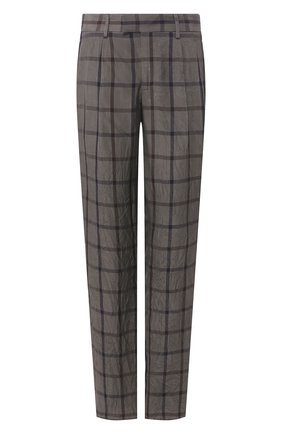 Мужской брюки из вискозы GIORGIO ARMANI темно-серого цвета по цене 88300 руб., арт. 0SGPP0BF/T01K3 | Фото 1 Мужской брюки из вискозы GIORGIO ARMANI темно-серого цвета, арт. 0SGPP0BF/T01K3 | Фото 1