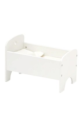 Детского игрушечная кровать для кукол KID`S CONCEPT белого цвета по цене 6220 руб., арт. 1000433 | Фото 1 Детского игрушечная кровать для кукол KID`S CONCEPT белого цвета, арт. 1000433 | Фото 1
