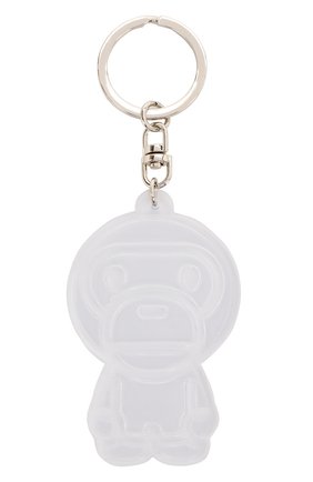 Мужской резиновый брелок BAPE серебряного цвета по цене 1450 руб., арт. 1G20182090 | Фото 2 Мужской резиновый брелок BAPE серебряного цвета, арт. 1G20182090 | Фото 2