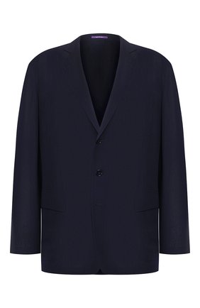 Мужской шерстяной пиджак RALPH LAUREN темно-синего цвета по цене 148500 руб., арт. 798744017 | Фото 1 Мужской шерстяной пиджак RALPH LAUREN темно-синего цвета, арт. 798744017 | Фото 1