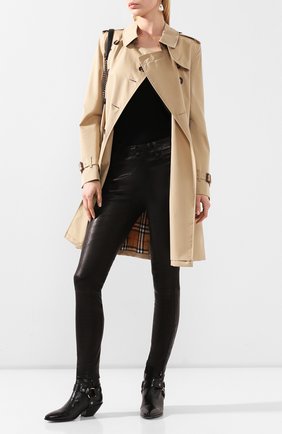 Женские кожаные брюки J BRAND черного цвета по цене 98950 руб., арт. L8001/G | Фото 2 Женские кожаные брюки J BRAND черного цвета, арт. L8001/G | Фото 2