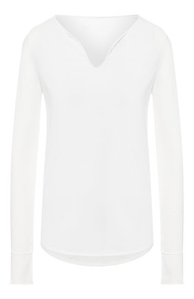 Женская хлопковый лонгслив ZADIG&VOLTAIRE белого цвета по цене 9850 руб., арт. SJTS7408F | Фото 1 Женская хлопковый лонгслив ZADIG&VOLTAIRE белого цвета, арт. SJTS7408F | Фото 1