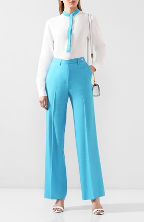 Женская льняная рубашка KITON белого цвета по цене 84400 руб., арт. D49412TH06940 | Фото 2 Женская льняная рубашка KITON белого цвета, арт. D49412TH06940 | Фото 2