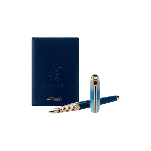 фото Подарочный набор: ручка и обложка для паспорта s.t. dupont