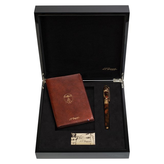 фото Подарочный набор "prestige": перьевая ручка, блокнот s.t. dupont