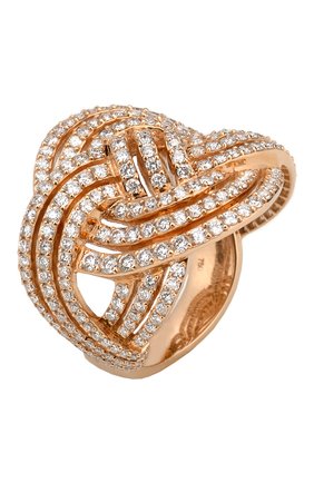 Женские кольцо GARRARD бесцветного цвета, арт. 2011297 | Фото 1 (Материал сплава: Розовое золото; Драгоценные камни: Бриллианты)