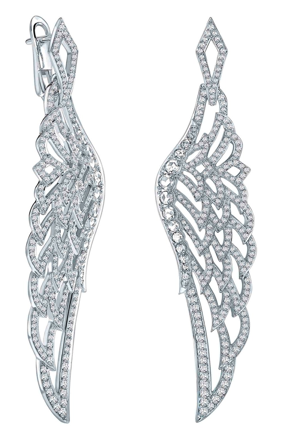 Женские серьги GARRARD белого золота цвета, арт. 2012231 | Фото 1