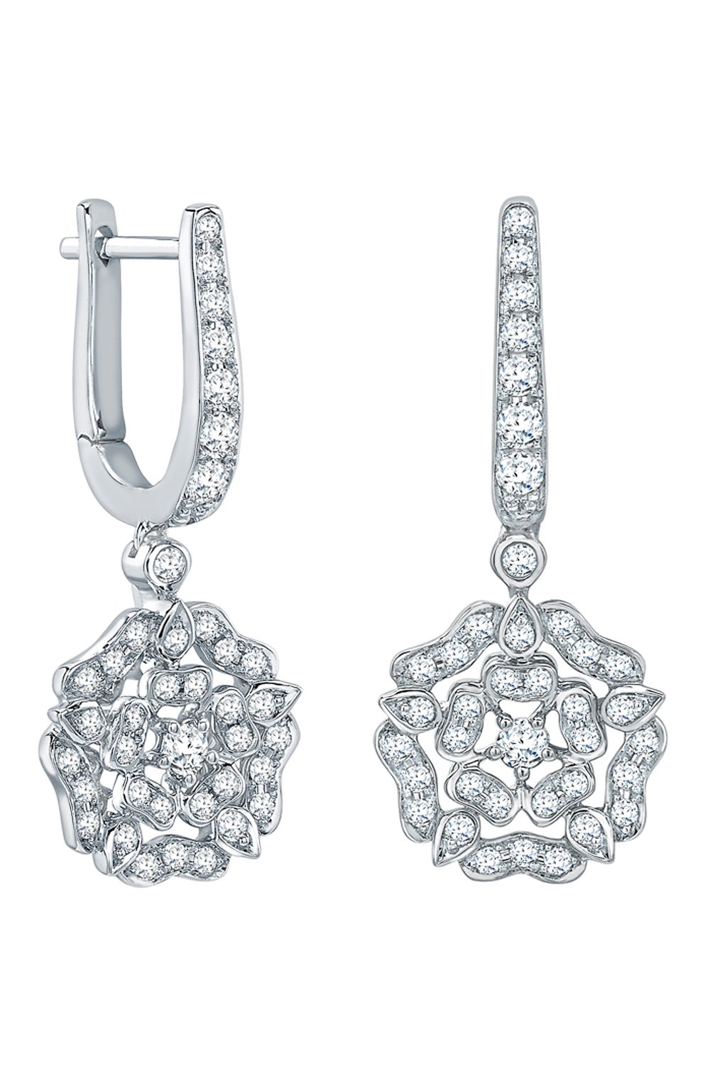 Женские серьги GARRARD белого золота цвета, арт. 2012431 | Фото 1