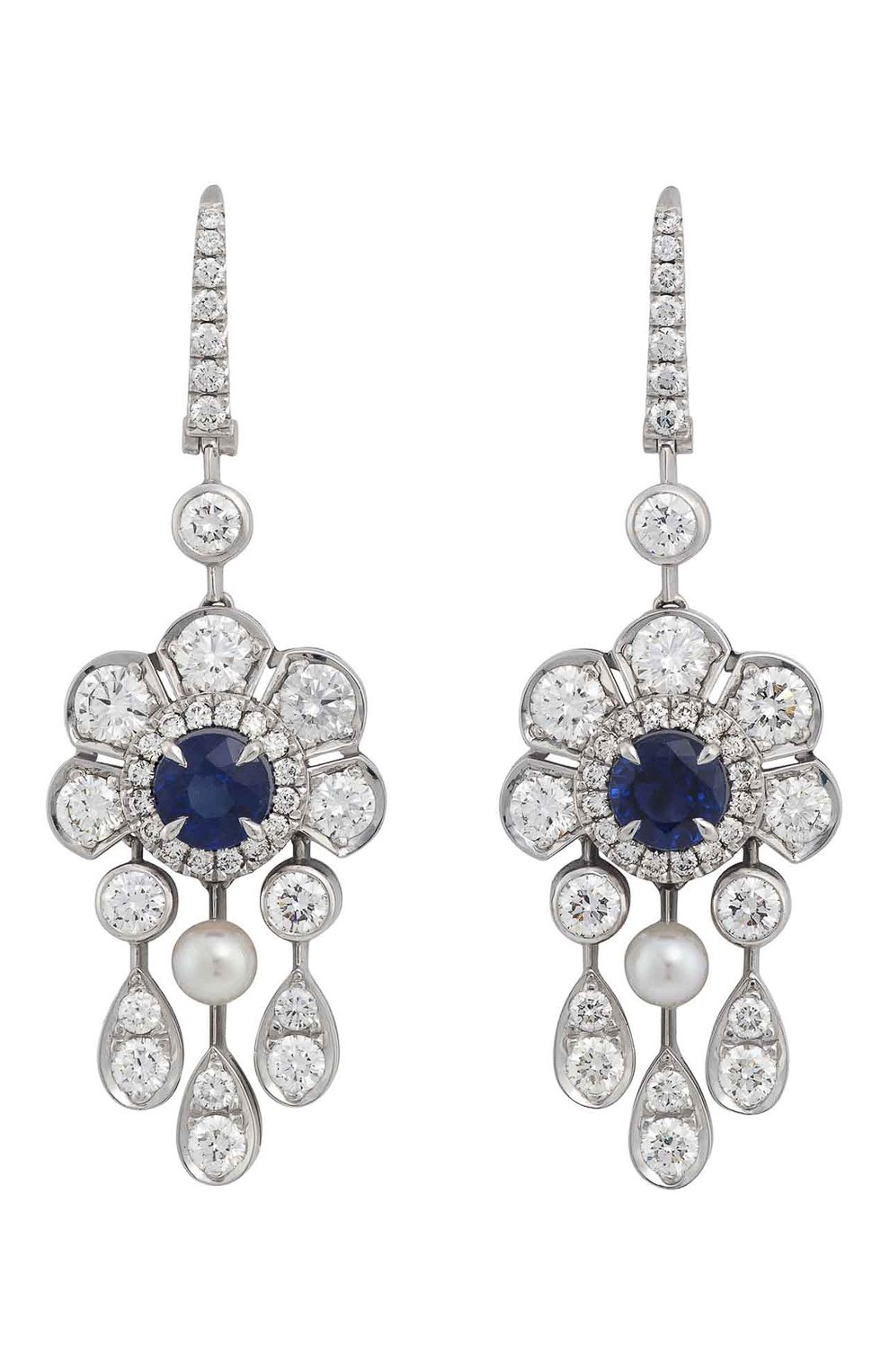 Женские серьги GARRARD белого золота цвета, арт. 2012469 | Фото 1