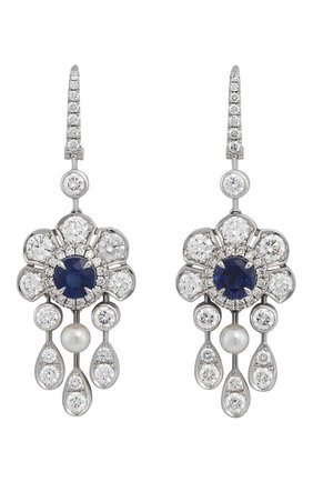 Женские серьги GARRARD белого золота цвета по цене 3910500 руб., арт. 2012469 | Фото 1 Женские серьги GARRARD белого золота цвета, арт. 2012469 | Фото 1