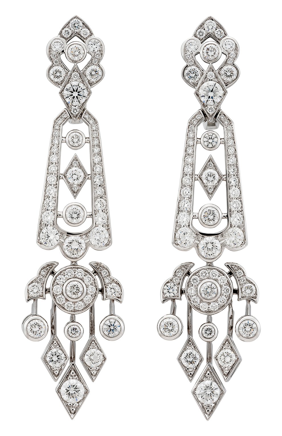 Женские серьги GARRARD белого золота цвета, арт. 2013244 | Фото 1