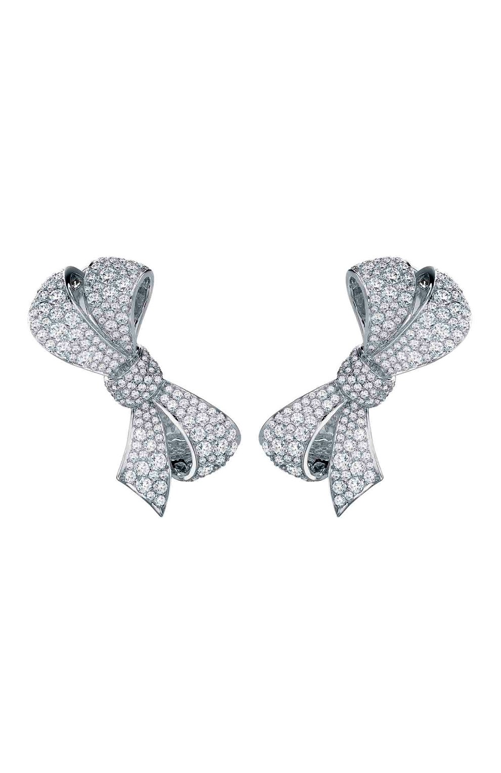Женские серьги GARRARD белого золота цвета, арт. 2013910 | Фото 1