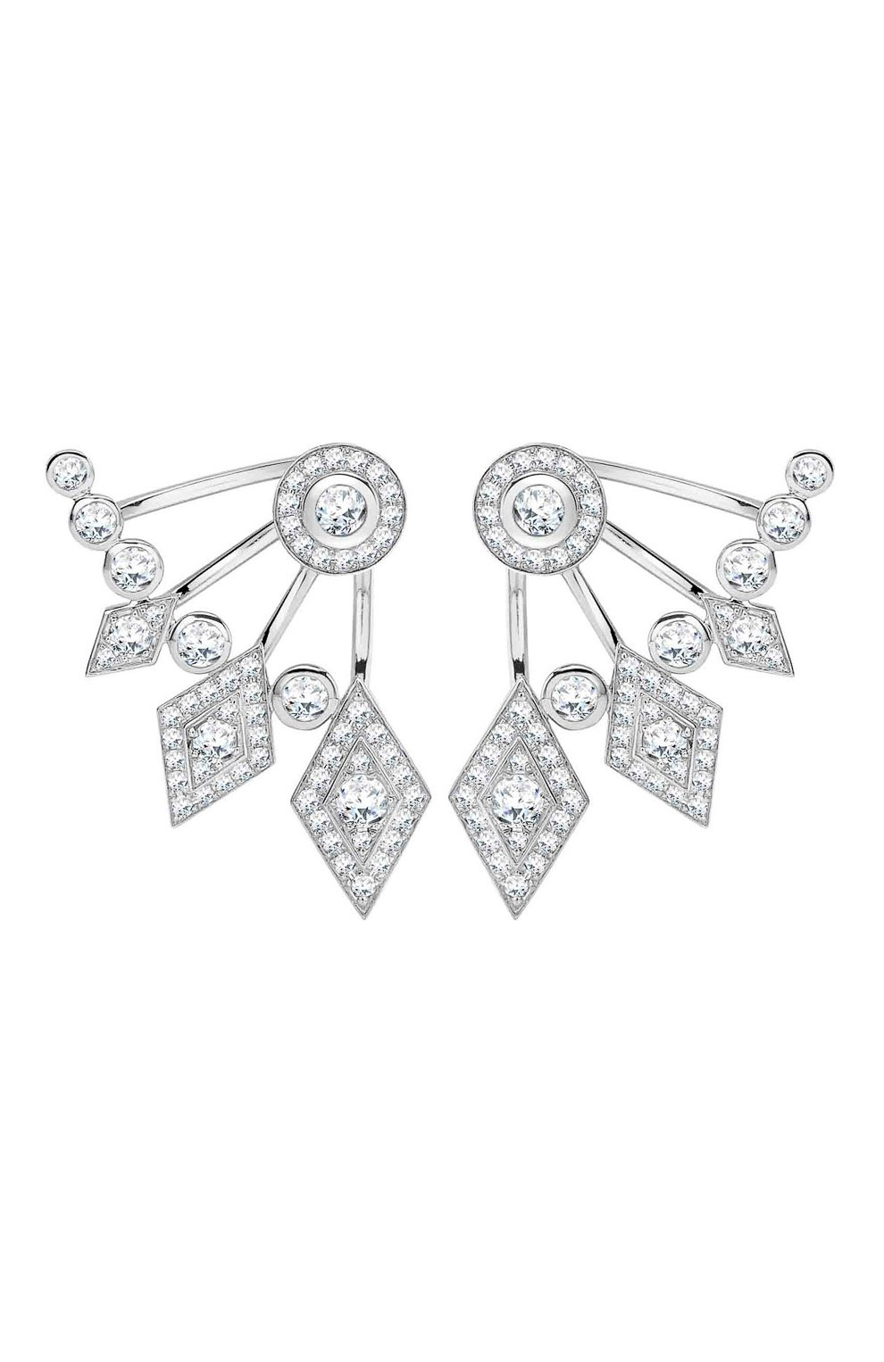 Женские серьги GARRARD белого золота цвета, арт. 2014398 | Фото 1