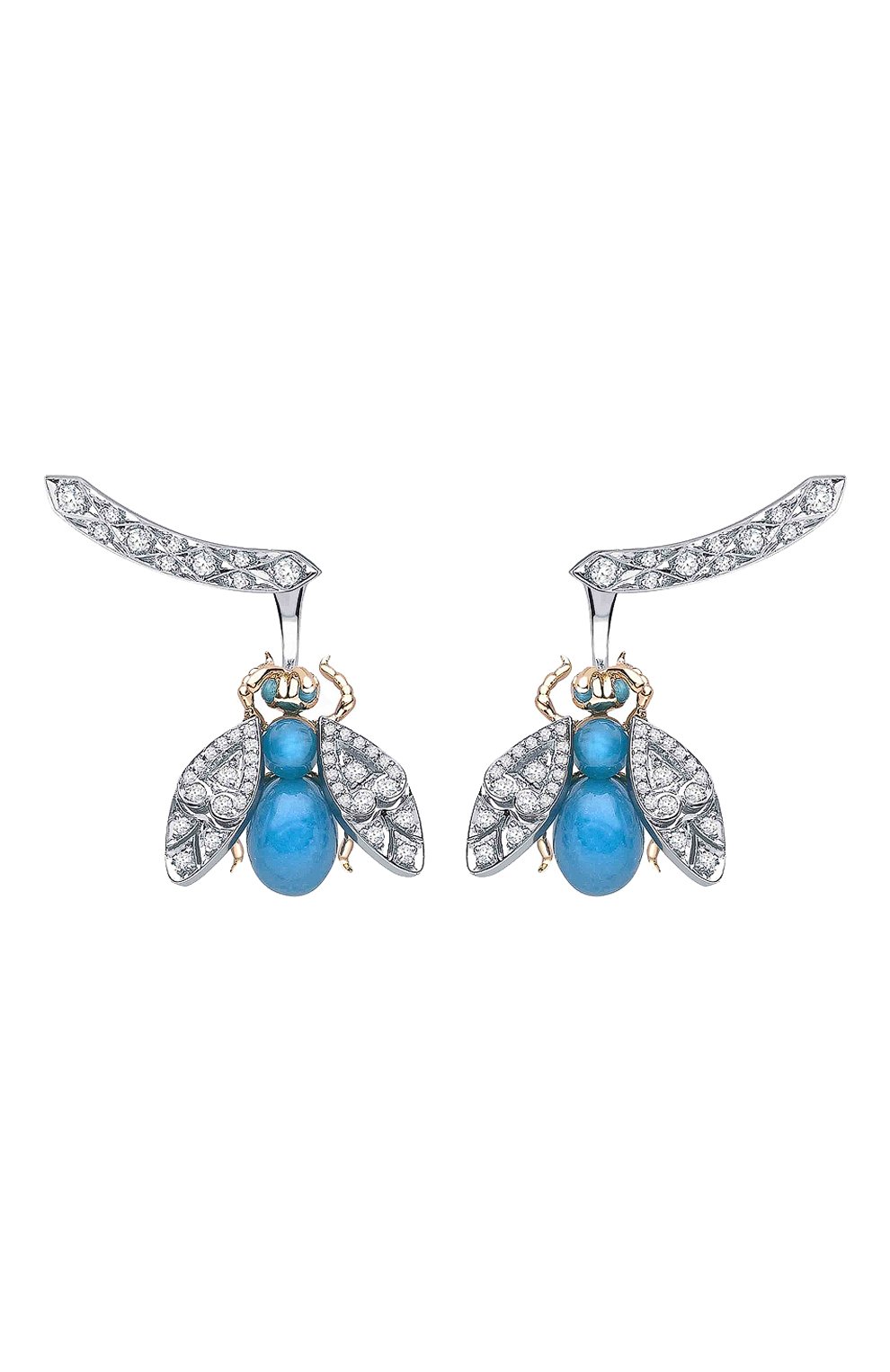 Женские серьги GARRARD белого золота цвета, арт. 2014738 | Фото 1