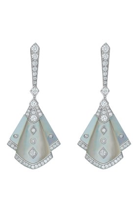 Женские серьги GARRARD белого золота цвета по цене 1066500 руб., арт. 2015961 | Фото 1 Женские серьги GARRARD белого золота цвета, арт. 2015961 | Фото 1