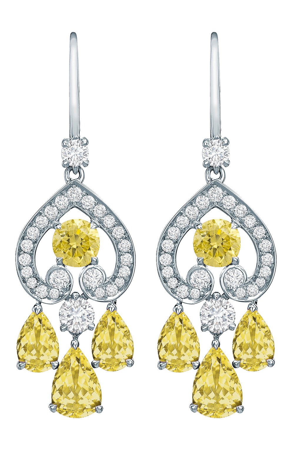 Женские серьги GARRARD белого золота цвета, арт. 2016731 | Фото 1