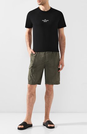 Детского плавки-шорты STONE ISLAND хаки цвета по цене 14650 руб., арт. 7215B0343 | Фото 2 Детского плавки-шорты STONE ISLAND хаки цвета, арт. 7215B0343 | Фото 2