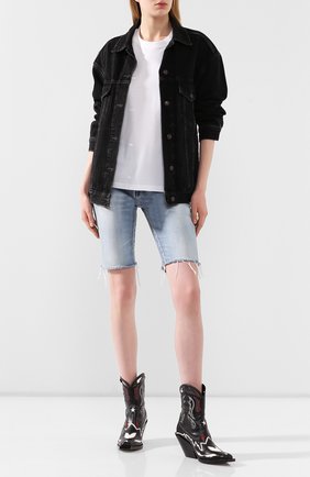 Женская хлопковая футболка GIVENCHY белого цвета по цене 25150 руб., арт. BW70883013 | Фото 2 Женская хлопковая футболка GIVENCHY белого цвета, арт. BW70883013 | Фото 2