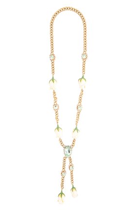 Женское колье DOLCE & GABBANA белого цвета по цене 172500 руб., арт. WNM2B3/W1111 | Фото 1 Женское колье DOLCE & GABBANA белого цвета, арт. WNM2B3/W1111 | Фото 1
