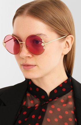 Мужские солнцезащитные очки DOLCE & GABBANA розового цвета по цене 26650 руб., арт. 2252H-13390E | Фото 2 Мужские солнцезащитные очки DOLCE & GABBANA розового цвета, арт. 2252H-13390E | Фото 2