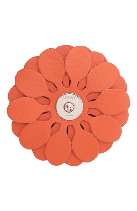 Женские украшение для сумки stud flower LOEWE оранжевого цвета по цене 11250 руб., арт. N691232X02 | Фото 2 Женские украшение для сумки stud flower LOEWE оранжевого цвета, арт. N691232X02 | Фото 2