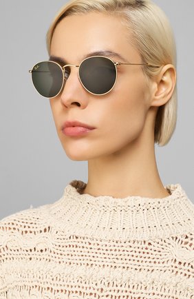 Женские солнцезащитные очки RAY-BAN золотого цвета по цене 10700 руб., арт. 3447-919631 | Фото 2 Женские солнцезащитные очки RAY-BAN золотого цвета, арт. 3447-919631 | Фото 2